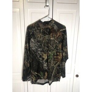 Medalist Shirt Mens Large Brown Mossy Oak Break Up Camouflage Long Sleeve